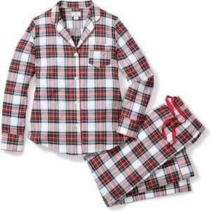 Petite Plume Pajamas Womens Small Plaid Brushed Twill Balmoral Tartan Christmas